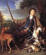 Francois Desportes Self-Portrait as a Huntsman oil